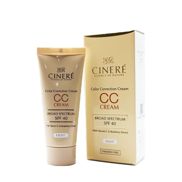 سی سی کرم SPF40 لایت سینره 40 میلی لیتر — تصویر ۵