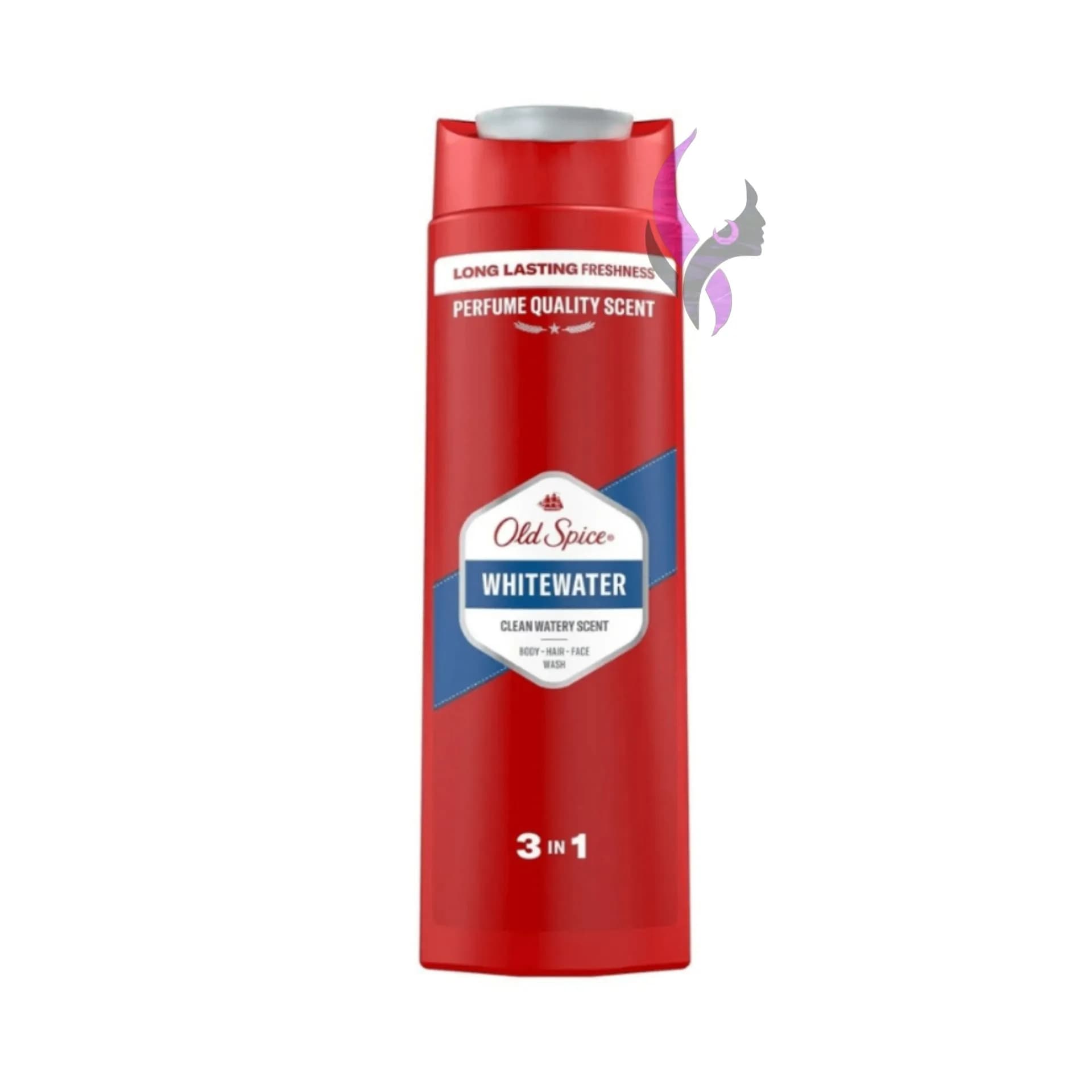 ژل دوش سر و بدن و صوت اولد اسپایس مدل WHITEWATER حجم 400 میل Old Spice