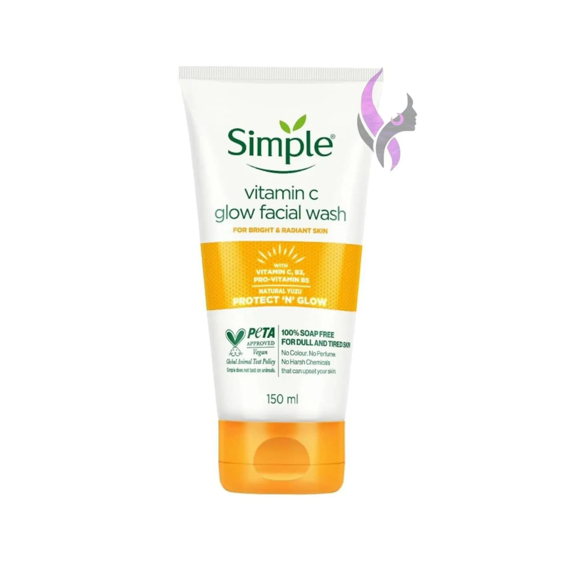 ژل شوینده و روشن کننده صورت ویتامین سی سیمپل Simple Vitamin C(150 میل)