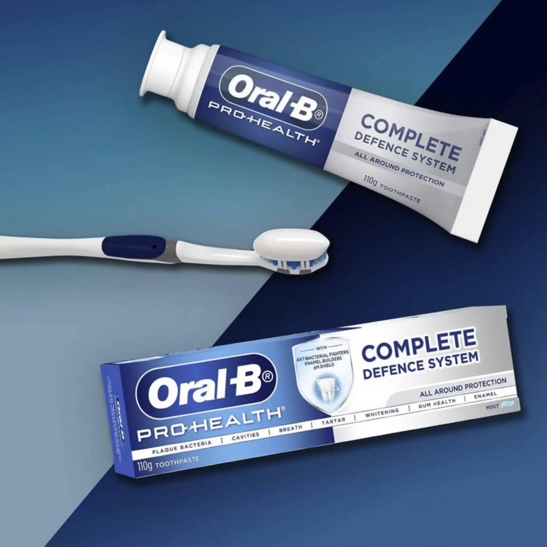 خمیر دندان اورال بی مدل PRO HEALTH حجم 110 گرم Oral-B — تصویر ۲