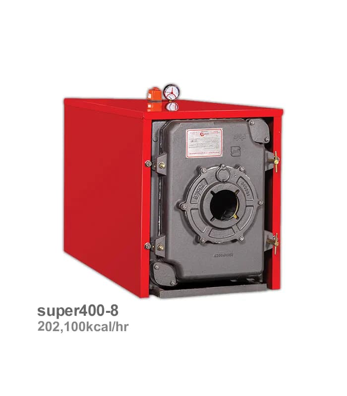 دیگ چدنی شوفاژکار مدل سوپر 400/ 8 پره