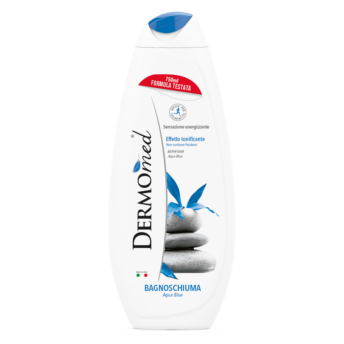شامپو بدن درمومد با رایحه AQUA BLUE حجم 750 میلی