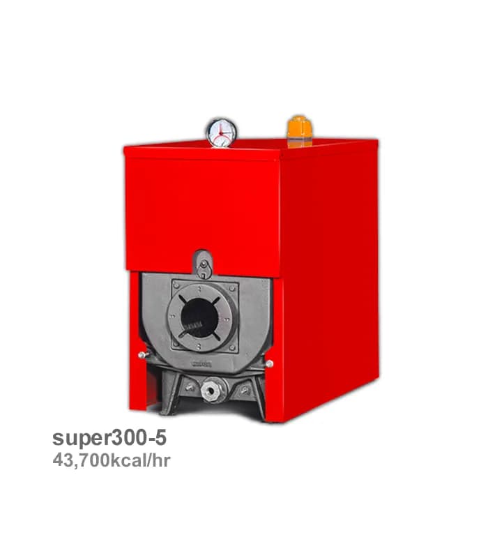 دیگ چدنی شوفاژکار مدل سوپر 300/ 5 پره