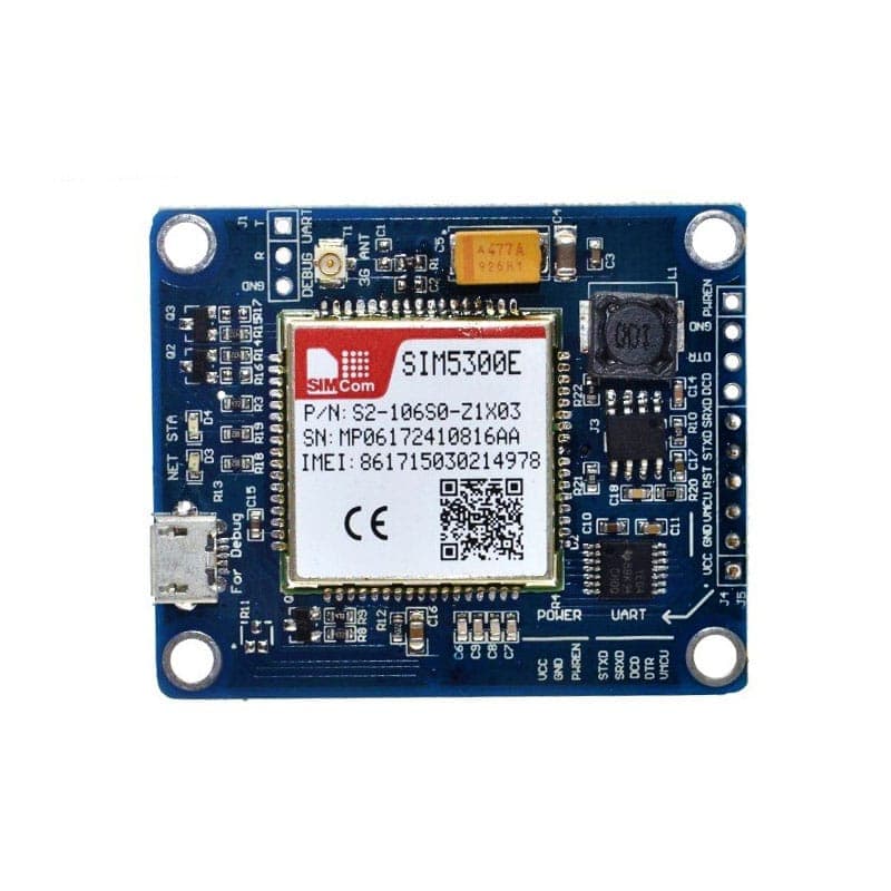 ماژول سیمکارت SIM5300E 3G با پشتیبانی از GSM/GPRS/GPS/SMS