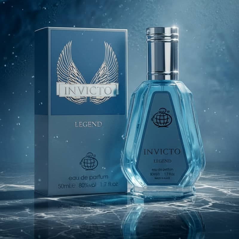عطر ادکلن مردانه پاکو رابان اینوکتوس لجند فراگرنس ورد مدل اینوکتو لجند (Fragrance World Invicto Legend) حجم 50 میل — تصویر ۲