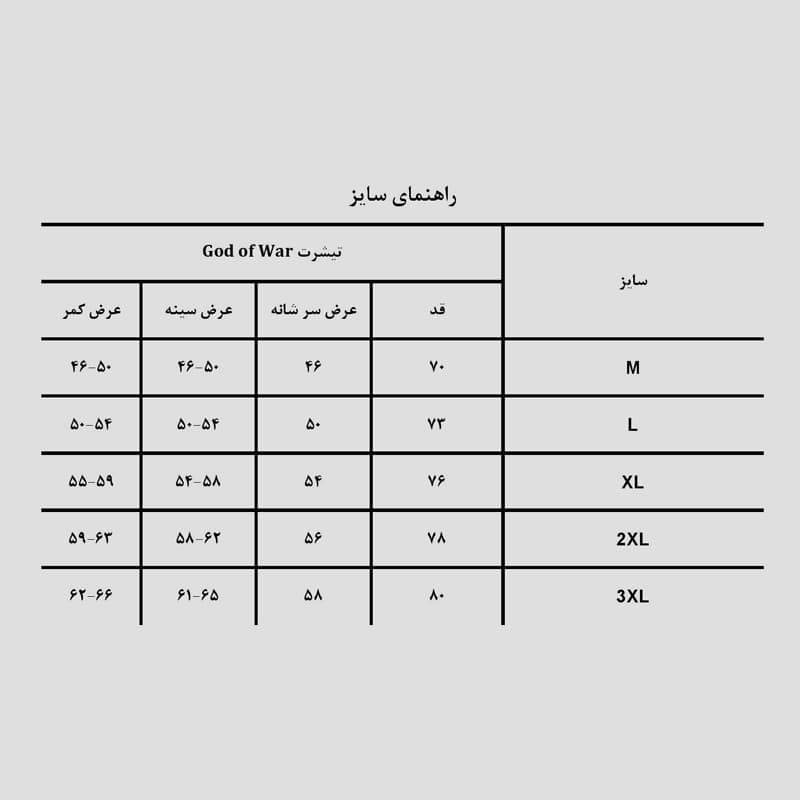 تیشرت بلک لایت طرح کریتوس مدل God of War کد Spr-547d2 — تصویر ۵