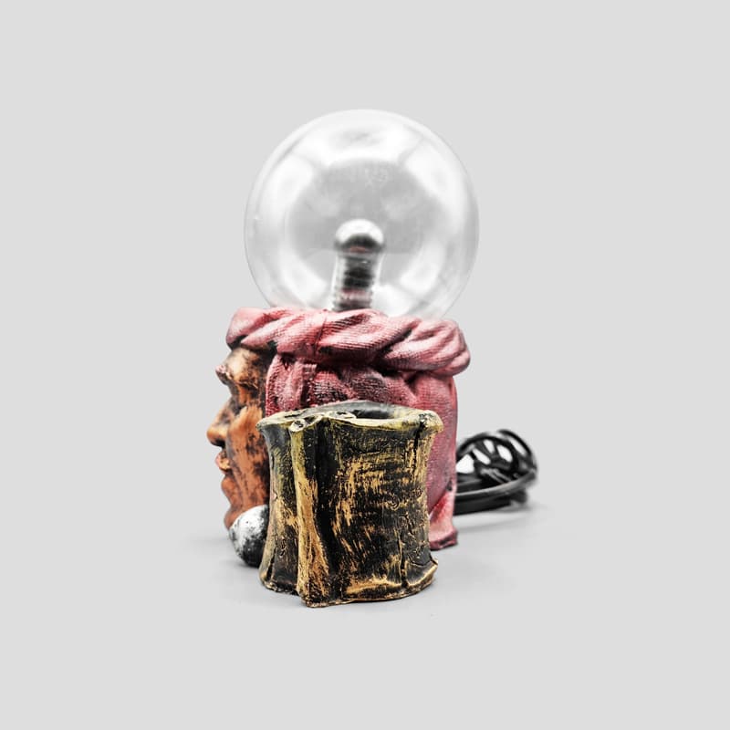 چراغ پلاسما اسکلتی مدل Half Skull کد Ang670 — تصویر ۵