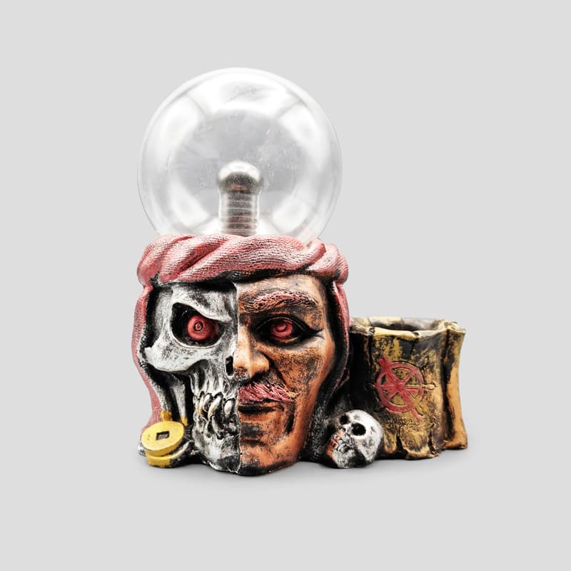 چراغ پلاسما اسکلتی مدل Half Skull کد Ang670 — تصویر ۸
