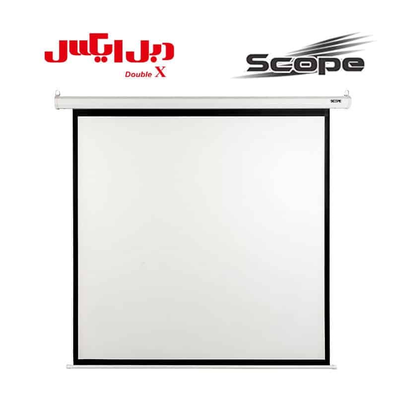 پرده نمایش برقی پروژکتور اسکوپ سایز 250×250
