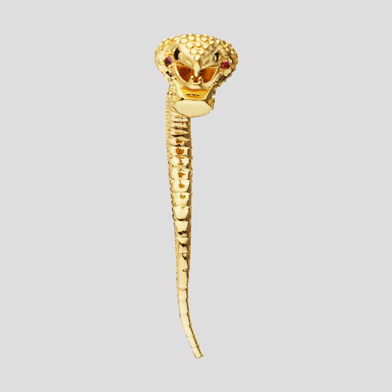 پیرسینگ طرح مار مدل Cobra کد Hsn-918d7 — تصویر ۷