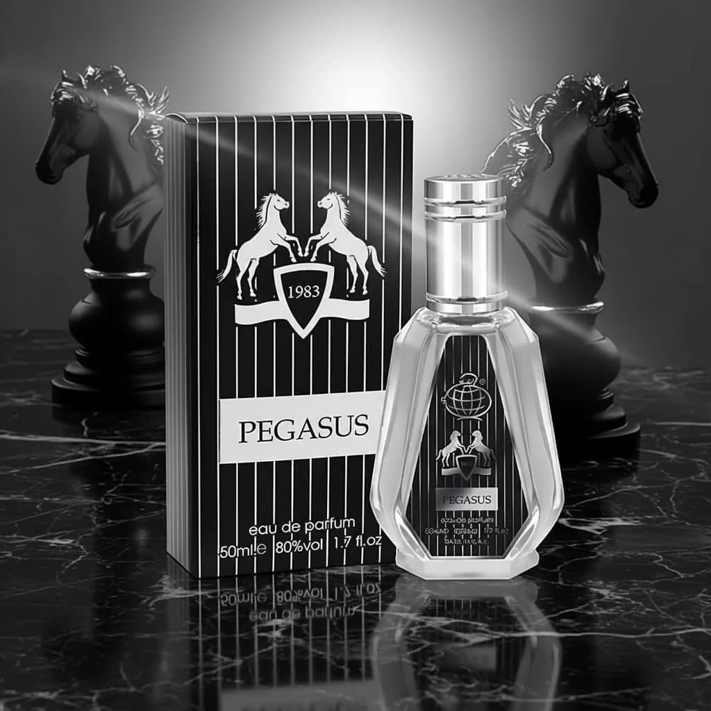 عطر ادکلن مردانه پرفیوم دو مارلی پگاسوس فراگرنس ورد مدل پگاسوس (Fragrance World Pegasus ) حجم 50 میل — تصویر ۲