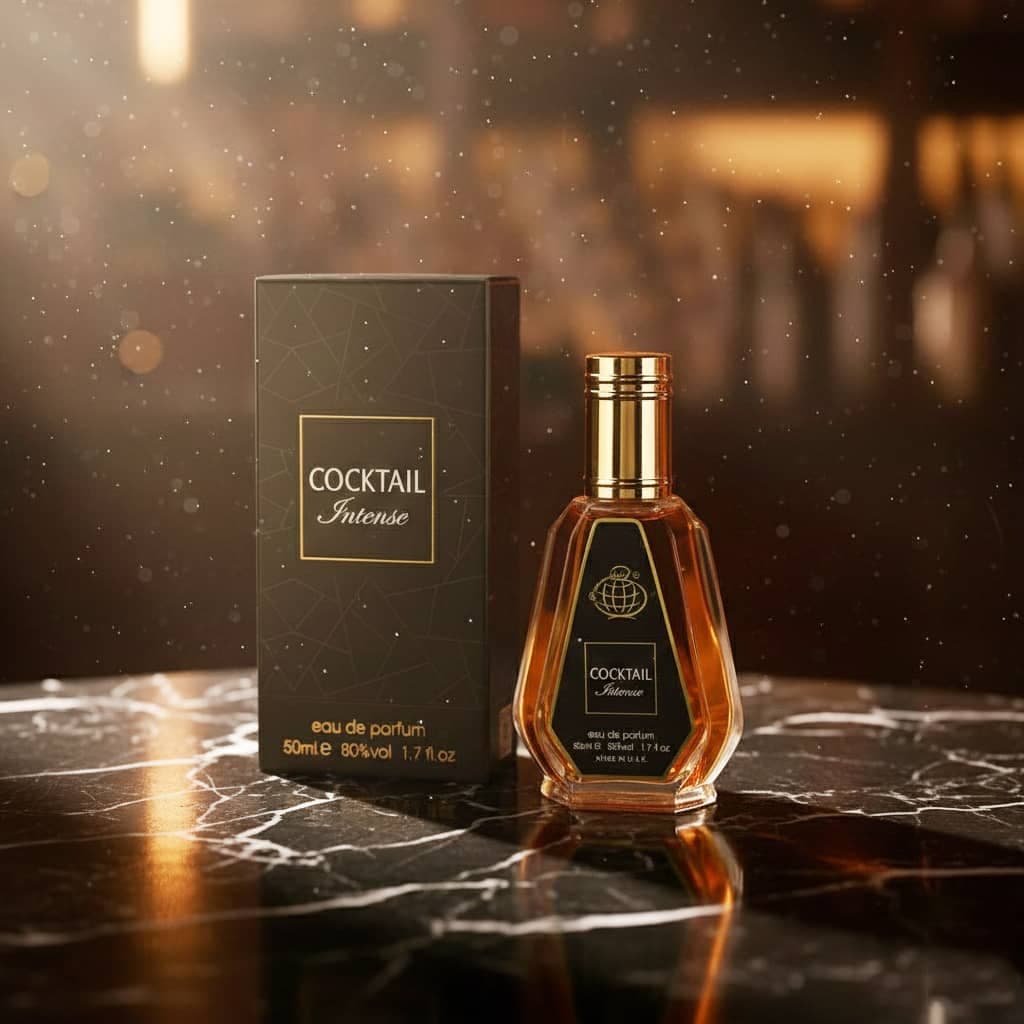 عطر ادکلن زنانه مردانه بای کیلیان آنجلز شیر فراگرنس ورد مدل کوکتل اینتنس (Fragrance World Cocktail Intense ) حجم 50 میل