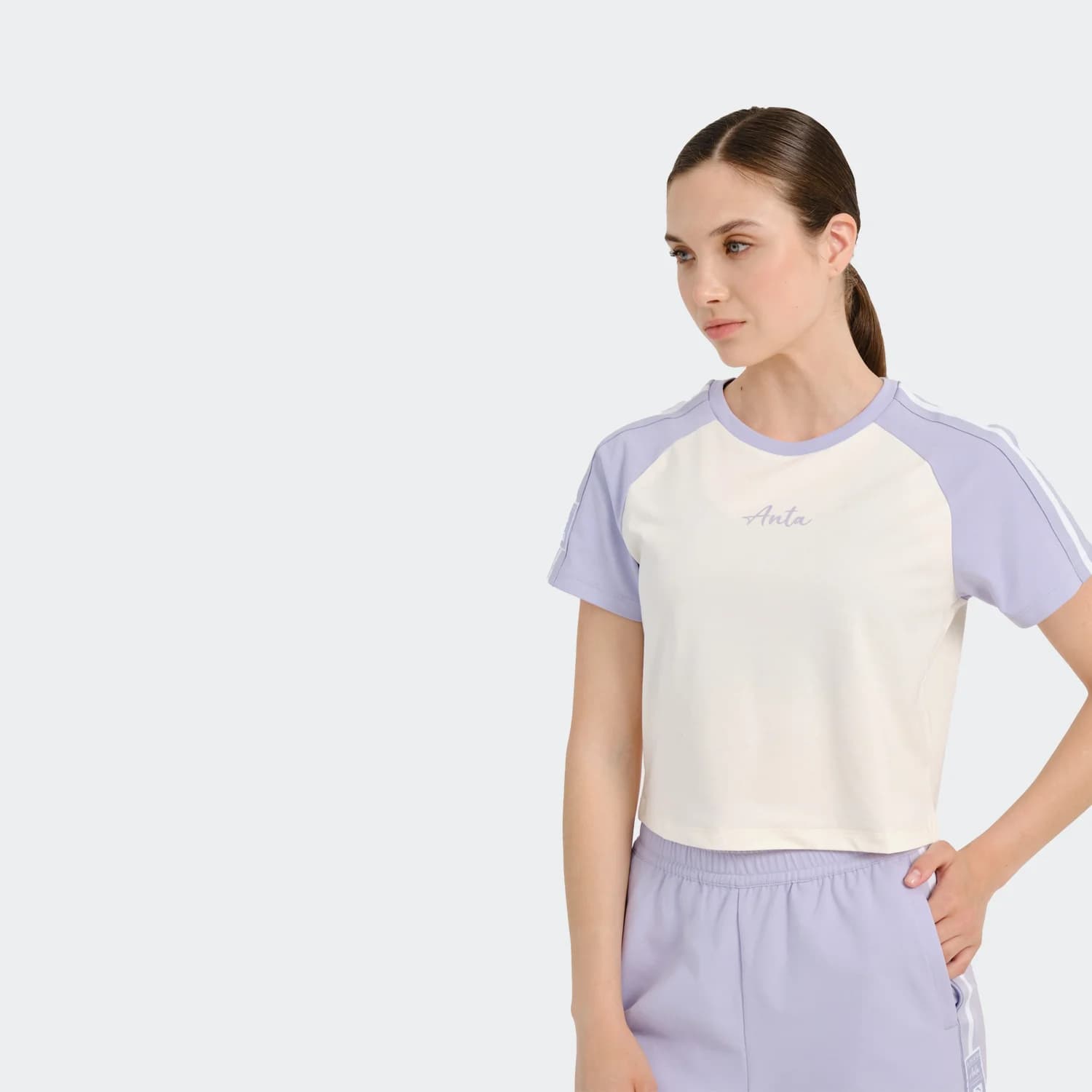 کراپ تیشرت زنانه آنتا مدل T-shirt Anta Group Purchase