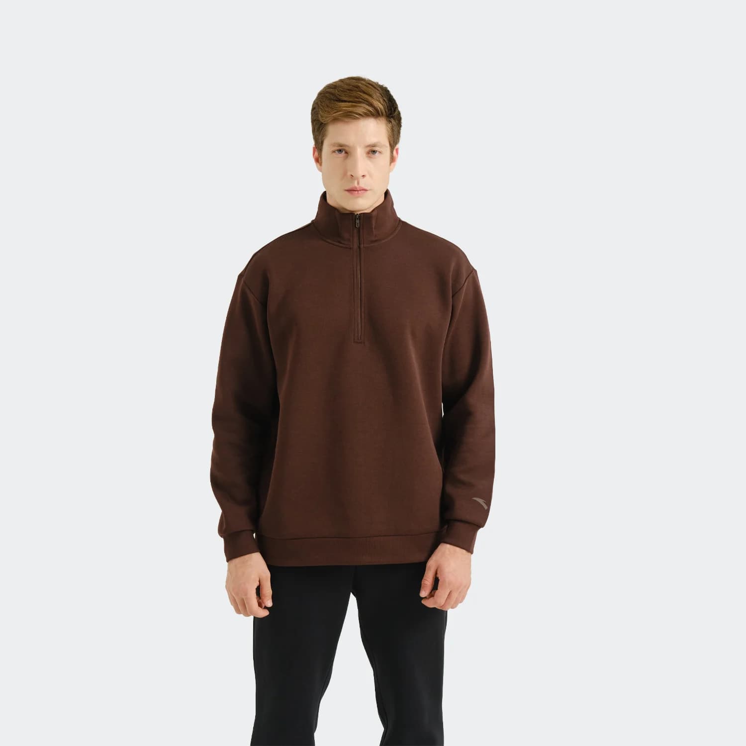 سویشرت مردانه آنتا مدل sweatshirt TRN Coffee Yarn