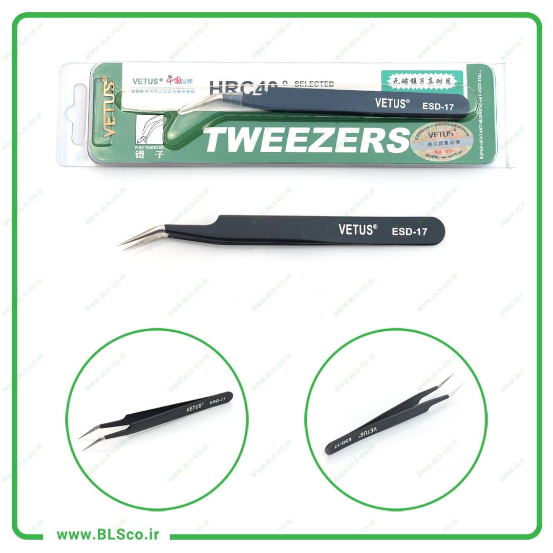 پنس آنتی استاتیک ESD-17