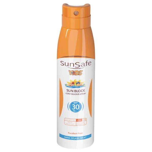 اسپری ضد آفتاب کودکان سان سیف با SPF 30 حجم 50 میل — تصویر ۳