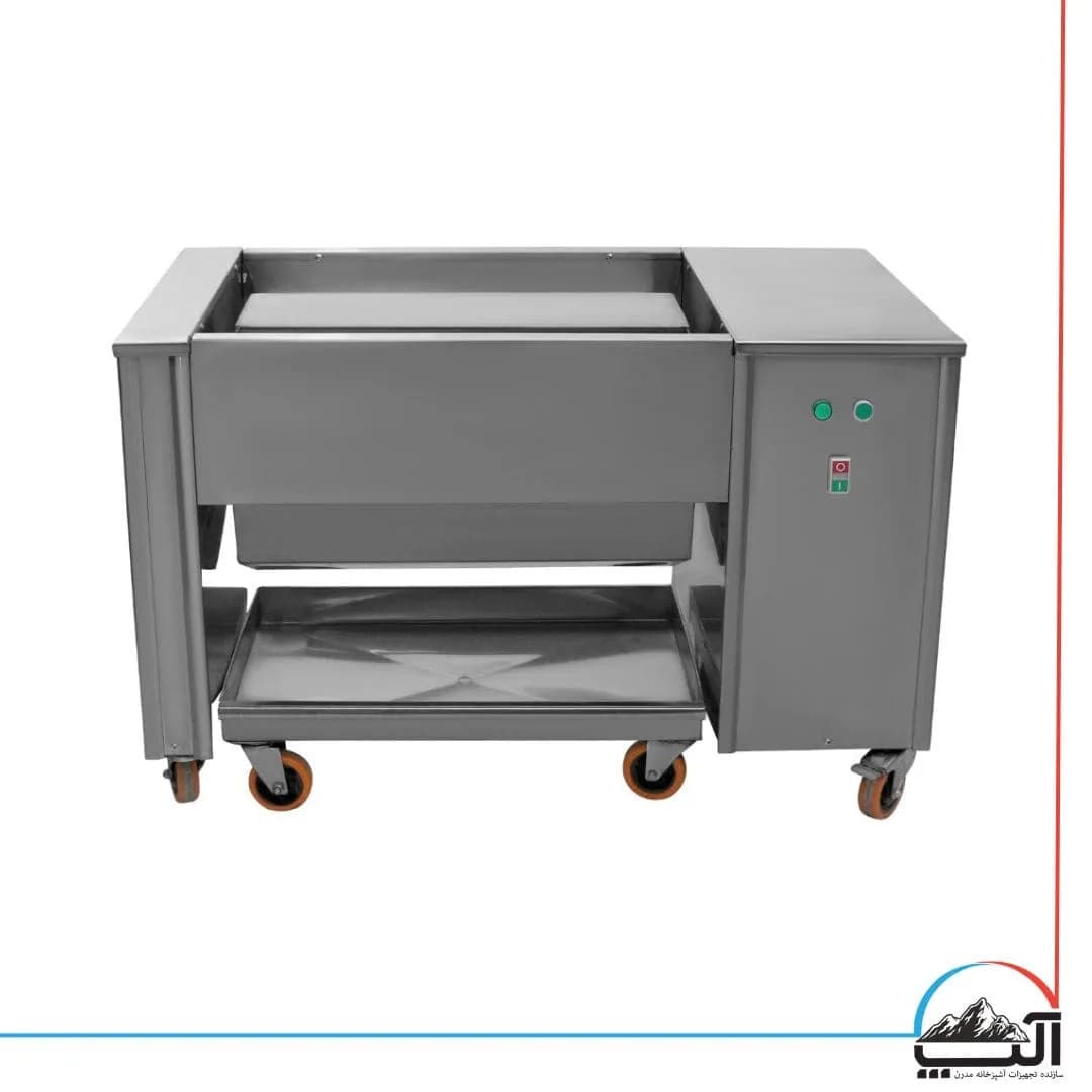 دستگاه سیخ شور اتومات دارای ورودی و خروجی آب