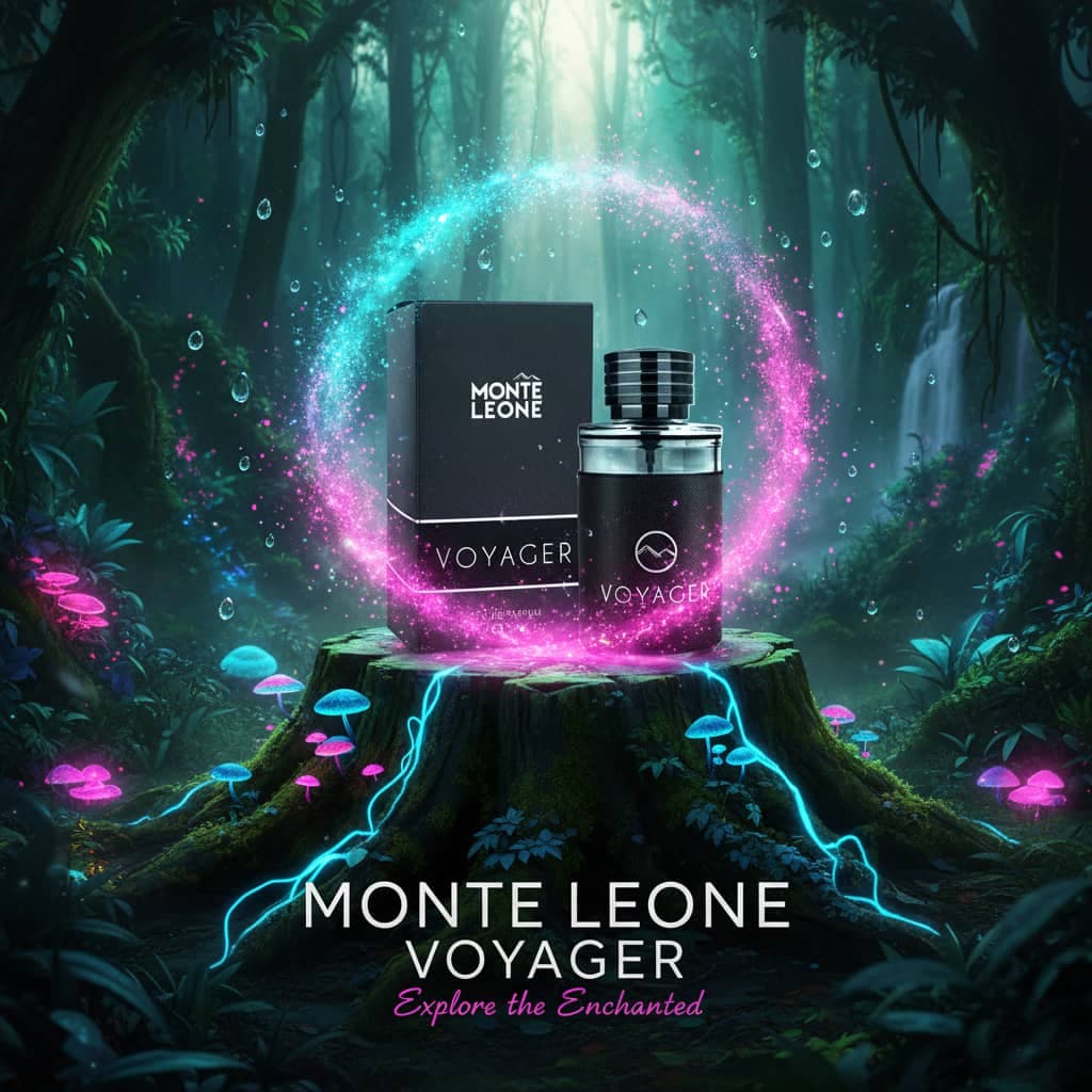 عطر ادکلن مردانه مونت بلنک اکسپلورر فراگرنس ورد مدل مونت لئون ویاگر (Fragrance World Monte Leone Voyager) حجم 100 میل — تصویر ۴