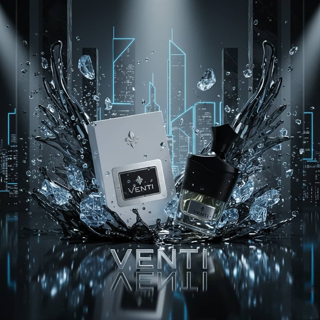 عطر ادکلن مردانه کرید اونتوس فراگرنس ورد مدل ونتی (Fragrance World Venti) حجم 100 میل — تصویر ۴