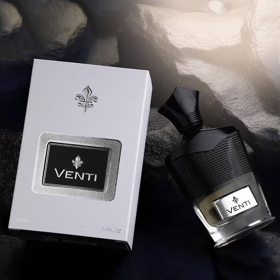 عطر ادکلن مردانه کرید اونتوس فراگرنس ورد مدل ونتی (Fragrance World Venti) حجم 100 میل — تصویر ۵