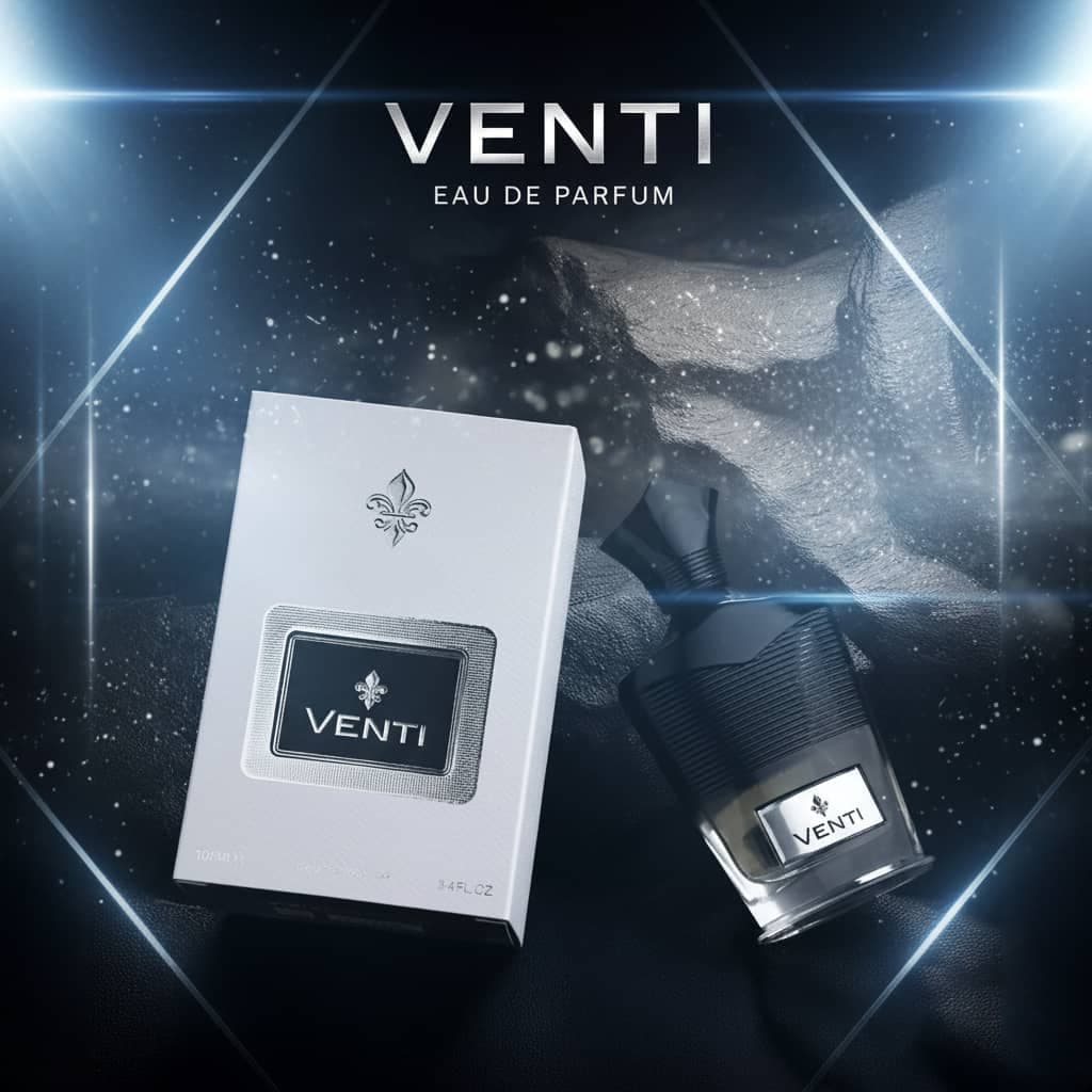 عطر ادکلن مردانه کرید اونتوس فراگرنس ورد مدل ونتی (Fragrance World Venti) حجم 100 میل — تصویر ۳