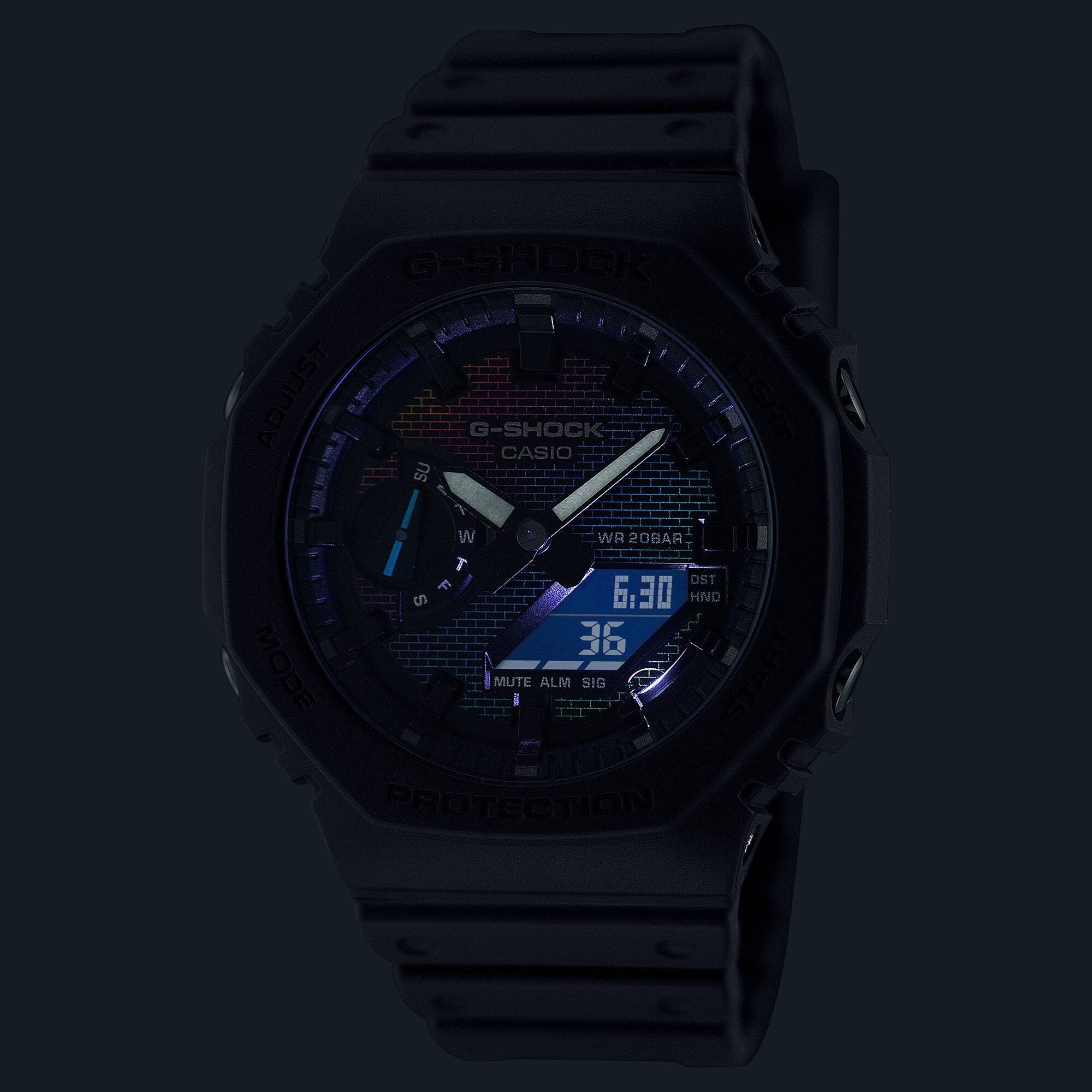ساعت کاسیو G-SHOCK مردانه مدل GA-2100RW-1A — تصویر ۲