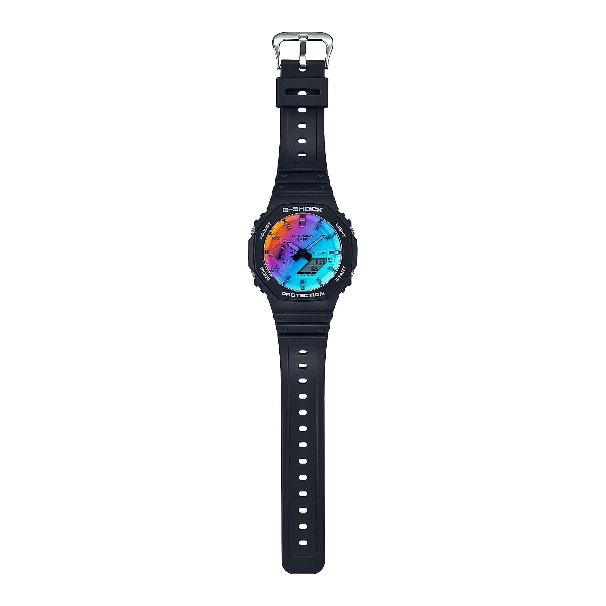 ساعت کاسیو G-SHOCK مردانه مدل GA-2100SR-1A — تصویر ۶