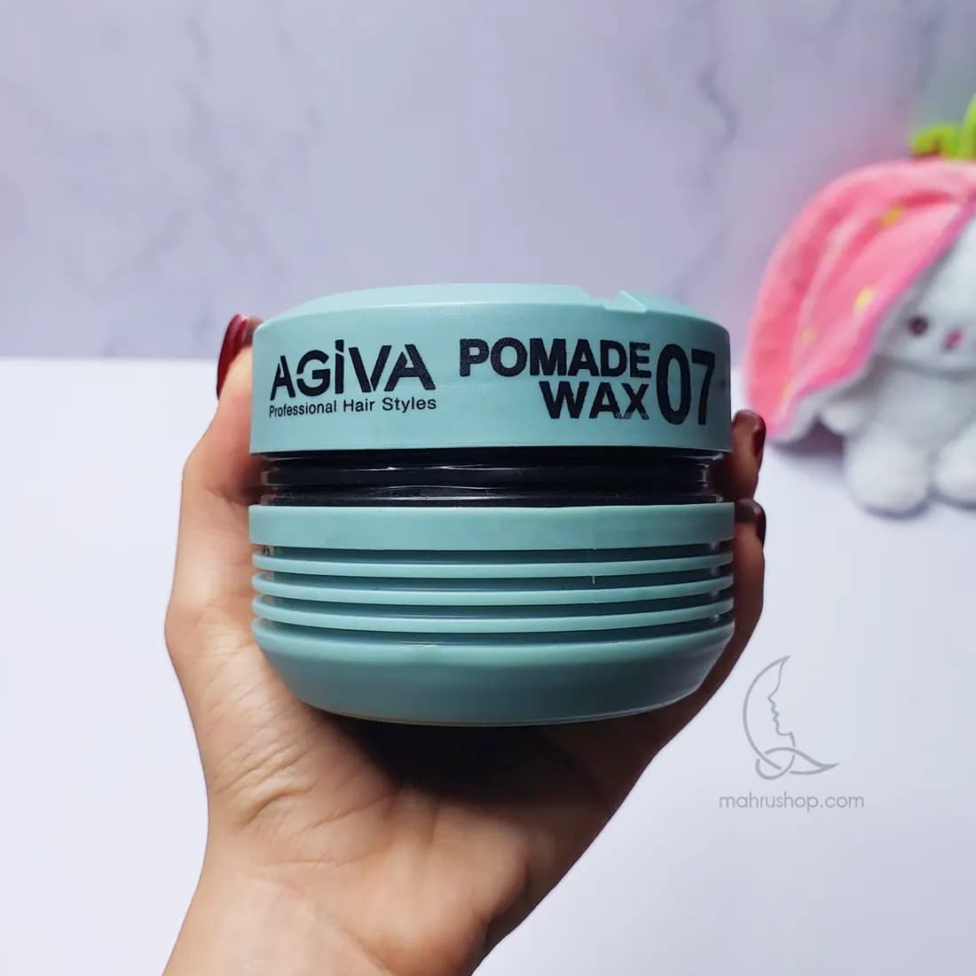 واکس مو آگیوا AGIVA 07 مدل Pomade Wax حجم 175 میلی لیتر — تصویر ۲