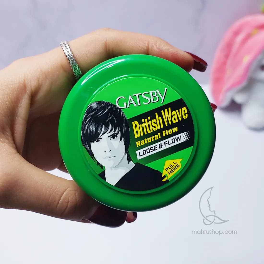 واکس مو گتسبی سبز مدل Gatsby British Wave حجم 75 گرم