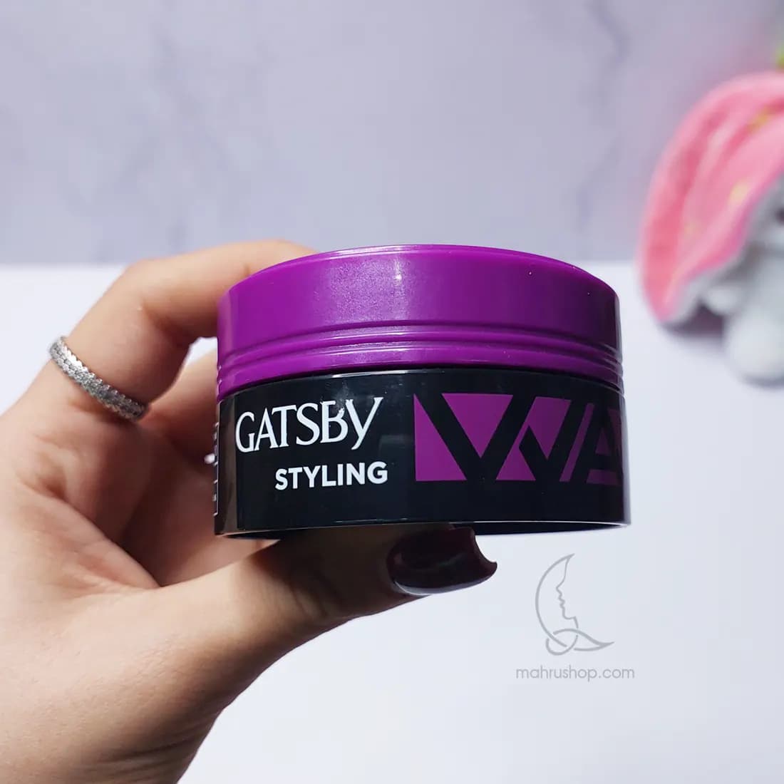 واکس مو گتسبی بنفش مدل Gatsby Solid Mohawk حجم 75 گرم — تصویر ۲