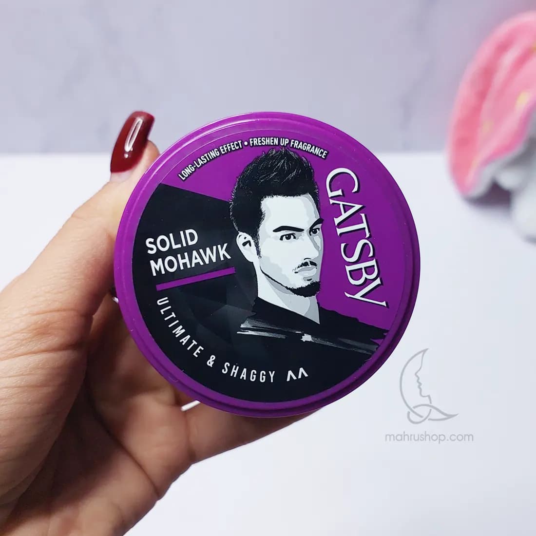 واکس مو گتسبی بنفش مدل Gatsby Solid Mohawk حجم 75 گرم