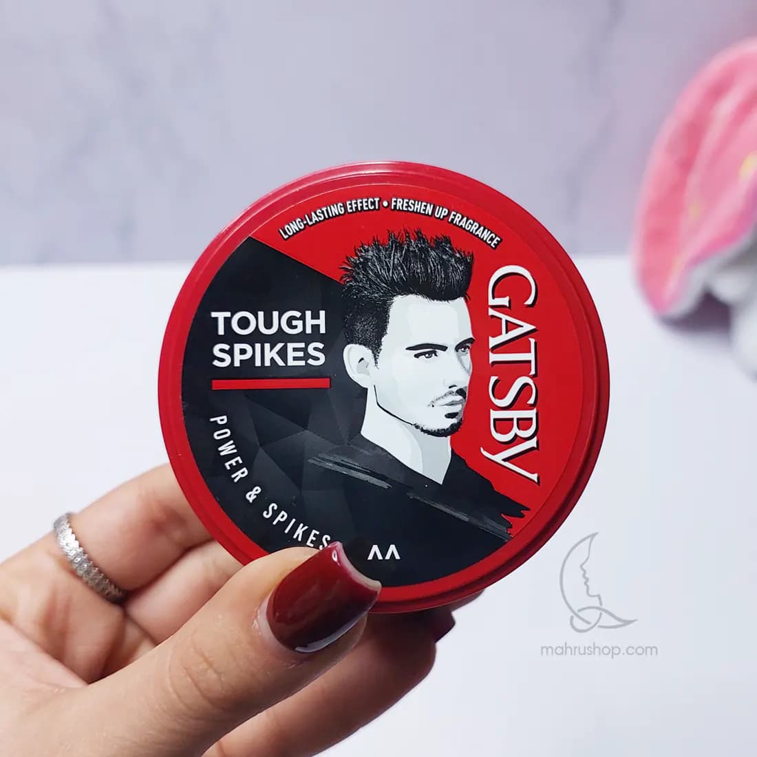 واکس مو گتسبی قرمز مدل Gatsby Tough Spikes حجم 75 گرم