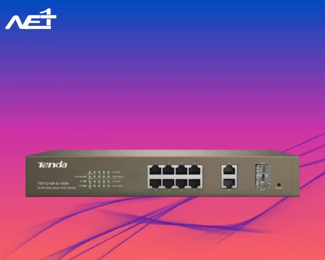 سوئیچ تندا مدل Tenda TEF1210P-8-150W