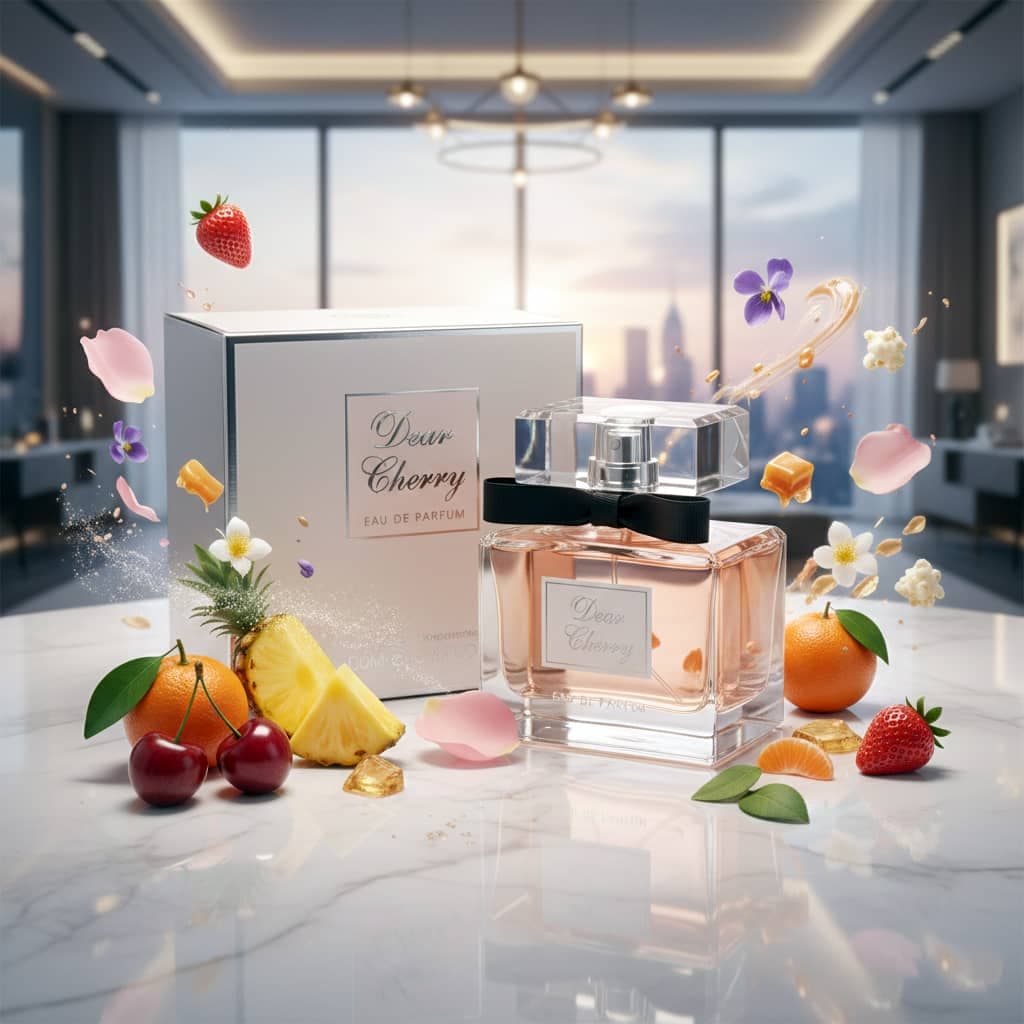 عطر ادکلن زنانه میس دیور چری فراگرنس ورد مدل دیر چری (Fragrance World Miss Dior Cherie) حجم 100 میل — تصویر ۷