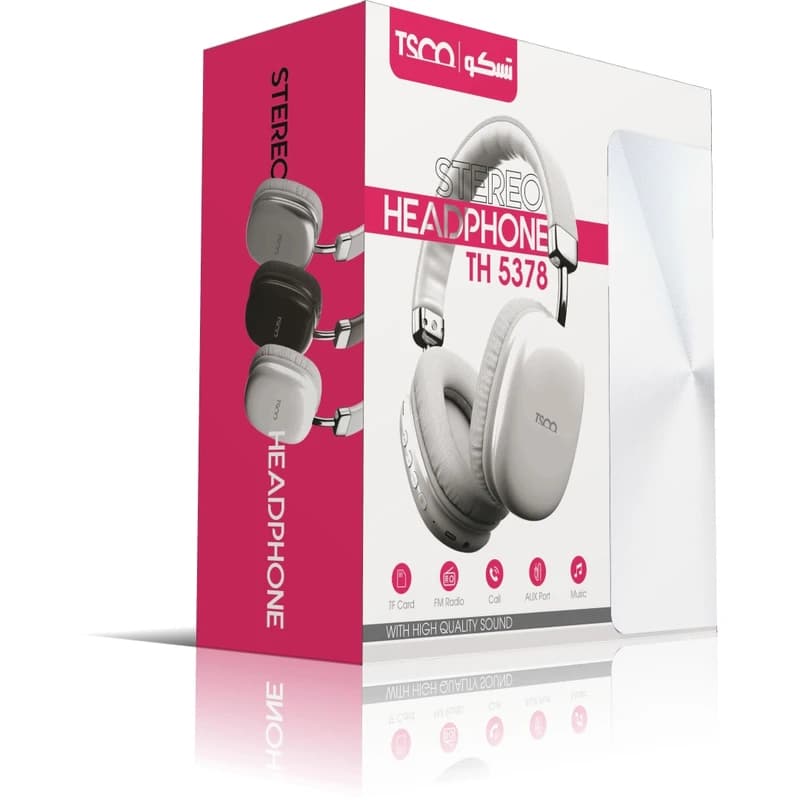 هدست بی سیم تسکو مشکی TSCO TH 5378 – Black — تصویر ۴