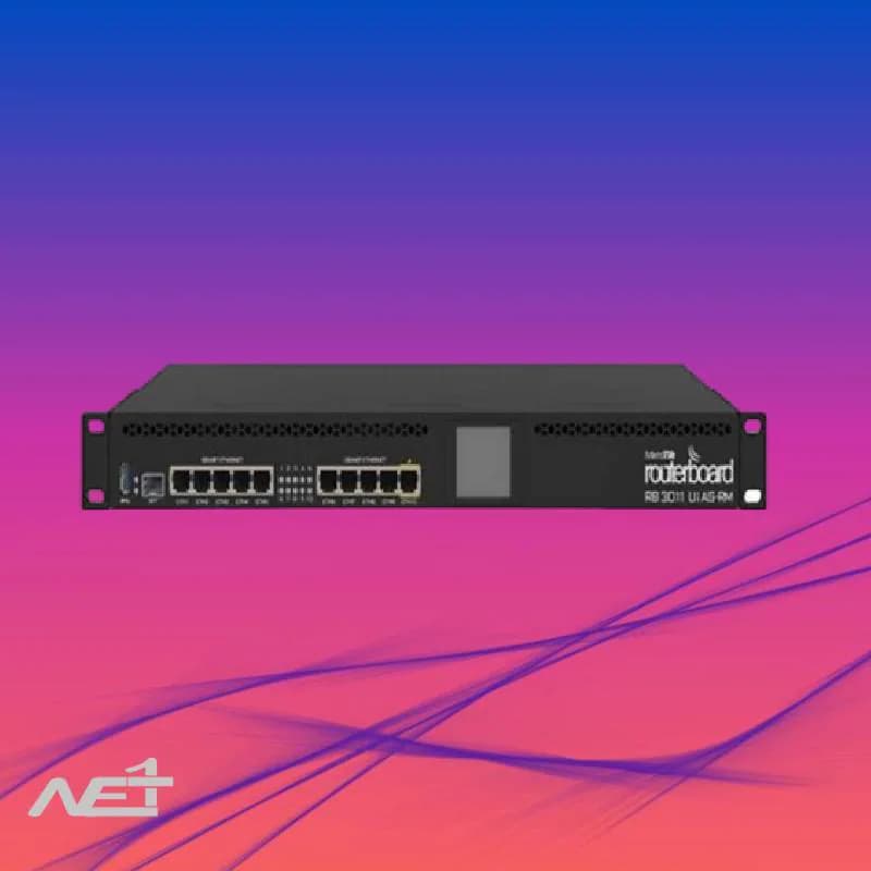 روتر میکروتیک ده پورت مدل Mikrotik Rb3011 10.100.1000 RB3011UiAS-RM
