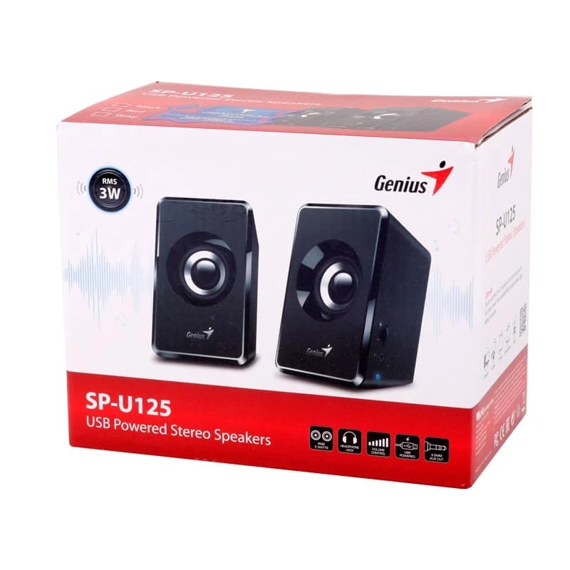 اسپیکر دسکتاپ جنیوس Genius SP-U125 — تصویر ۳