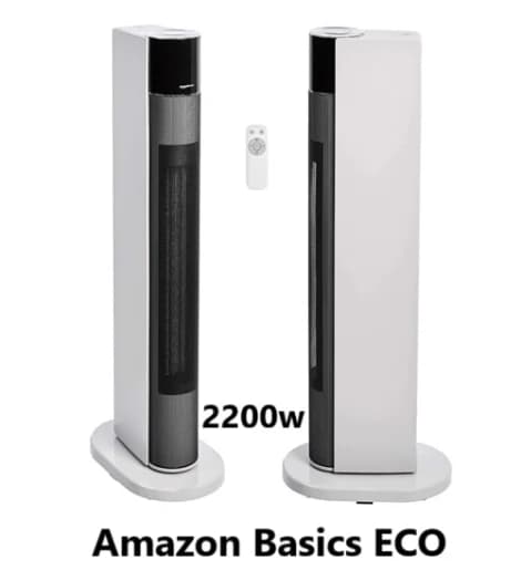 بخاری برقی فن دار آمازون Amazon Basics ECO — تصویر ۷