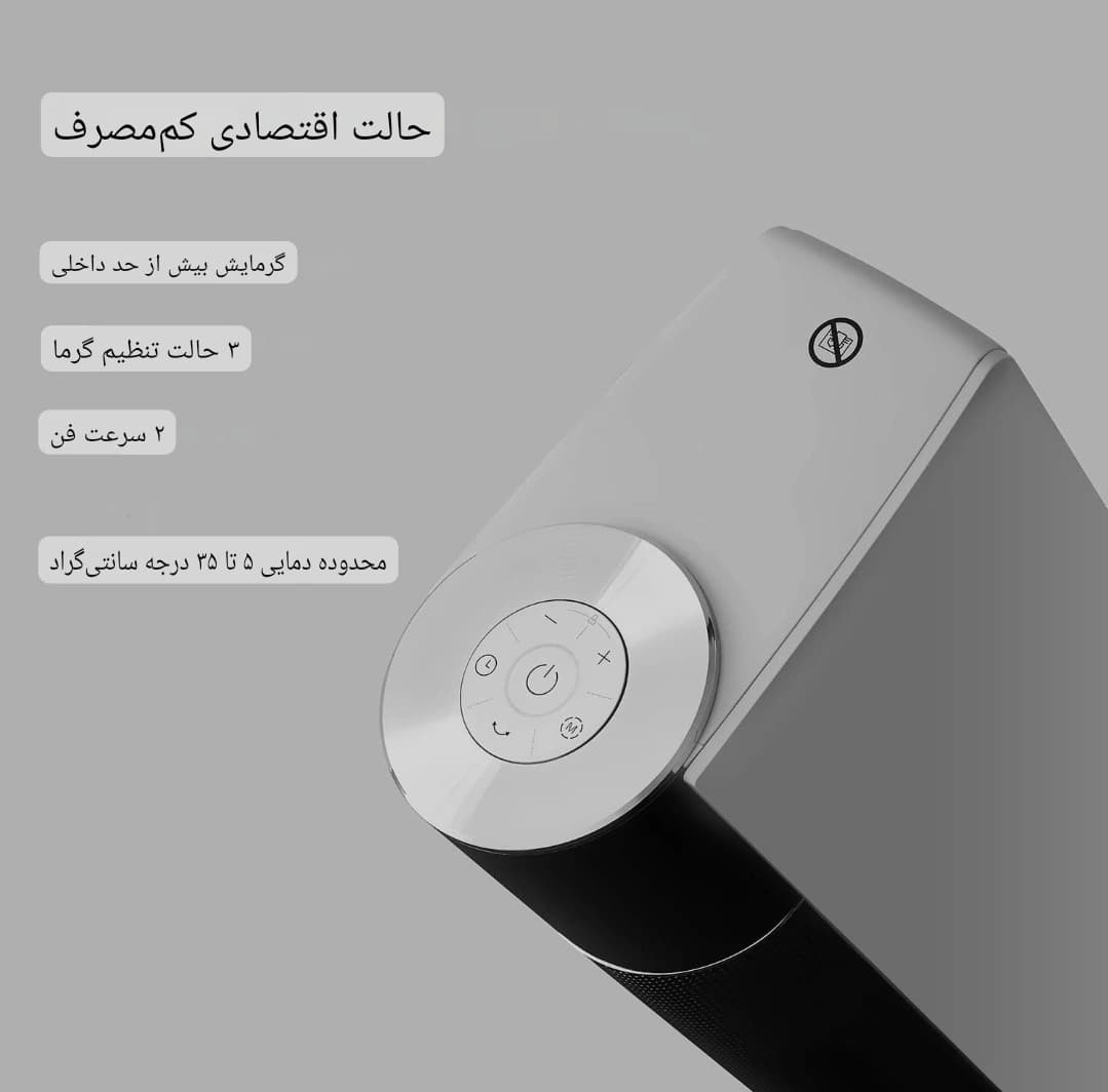 بخاری برقی فن دار آمازون Amazon Basics ECO — تصویر ۵