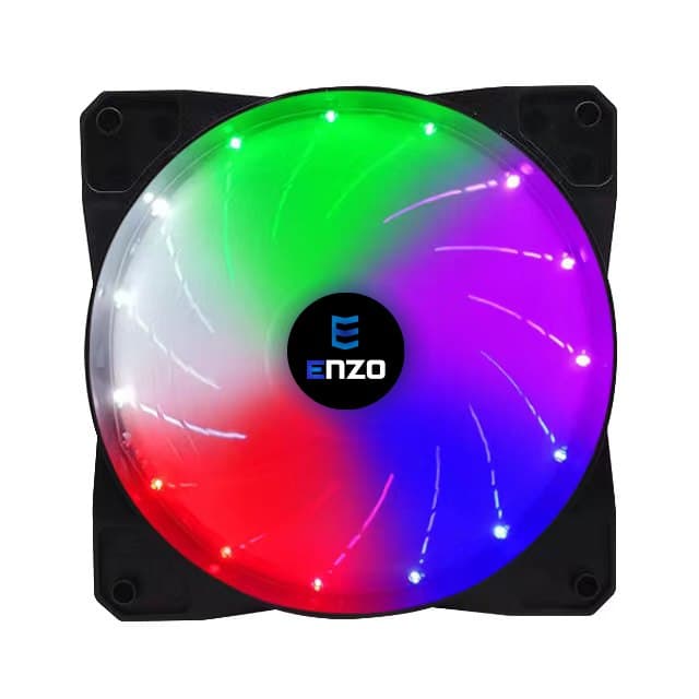 فن کیس 12*12 سانتی متر RGB دار انزو ENZO FAN-004 — تصویر ۵