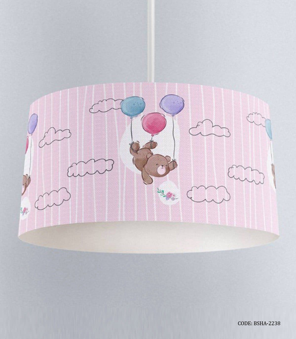 لوستر اتاق کودک دخترانه طرح خرس مدل Brown Bear