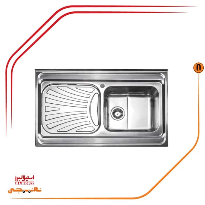 سینک روکار برند استیل البرز مدل 711