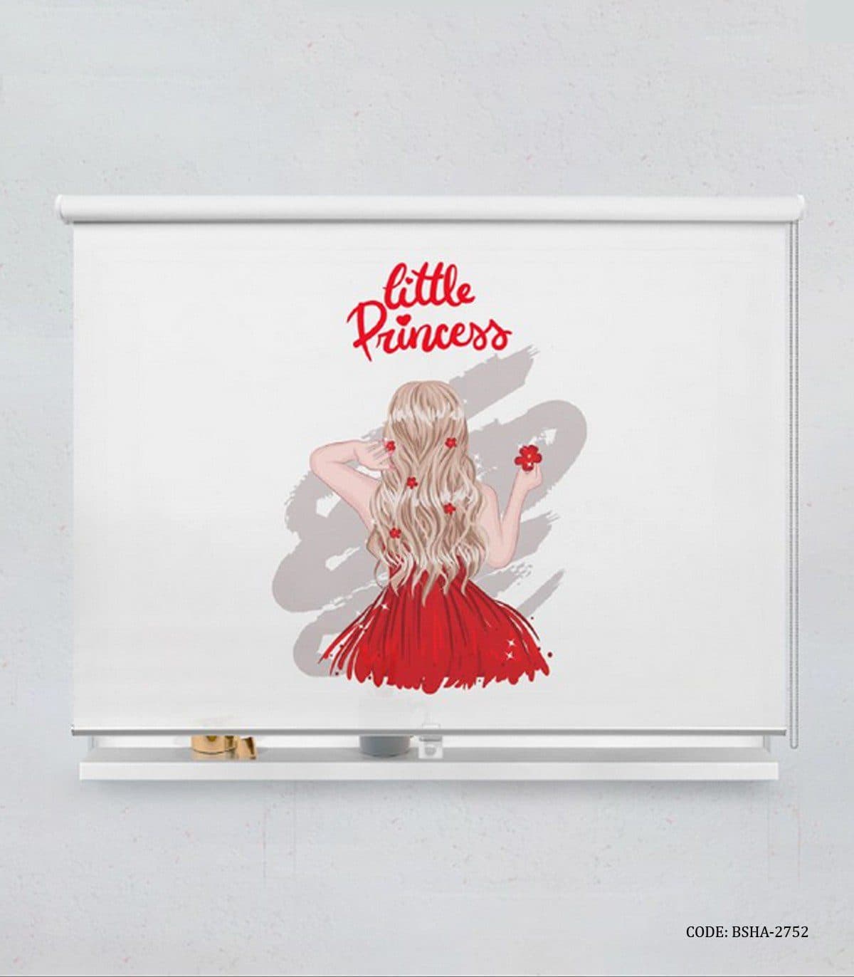 پرده شید اتاق کودک دخترانه مدل Little Prancess
