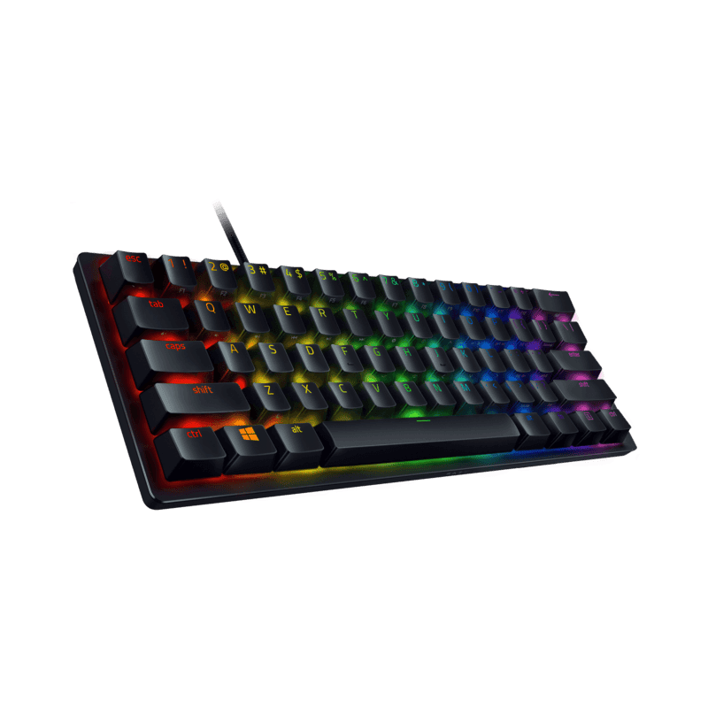کیبورد گیمینگ RGB مکانیکال سیمی ریزر مدل HUNTSMAN MINI — تصویر ۴