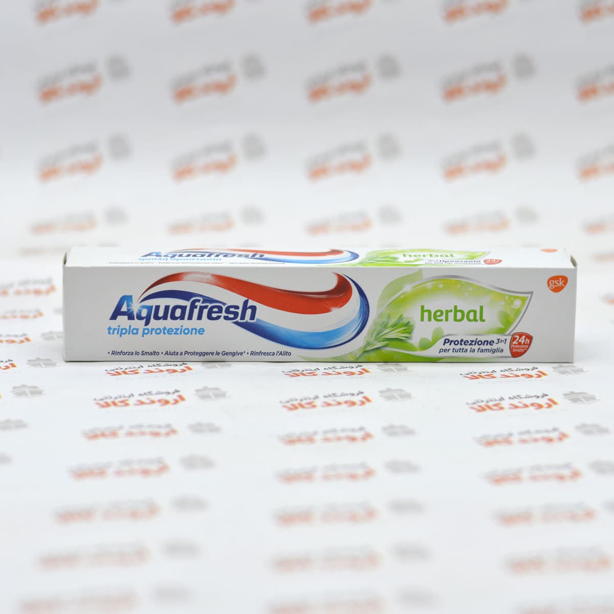 خمیر دندان آکوافرش Aquafresh مدل Herbal