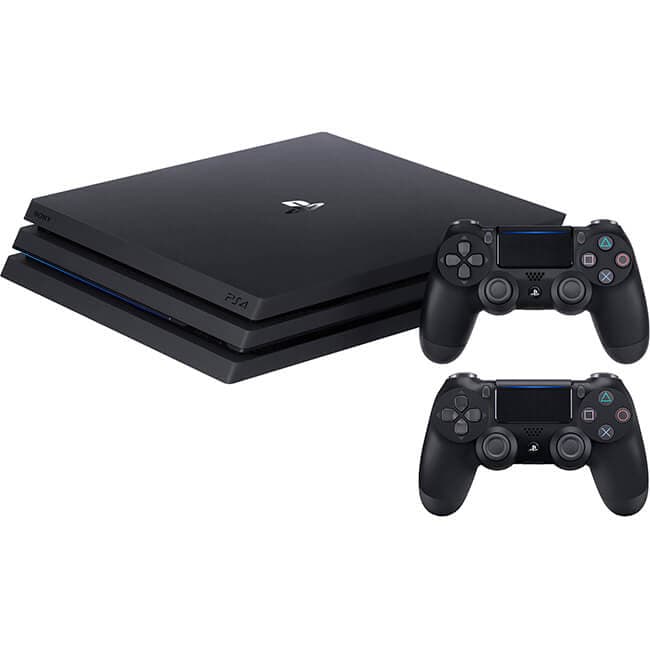 کنسول بازی سونی مدل Playstation 4 Pro ظرفیت 1 ترابایت همراه با دو دسته – همراه با بازی