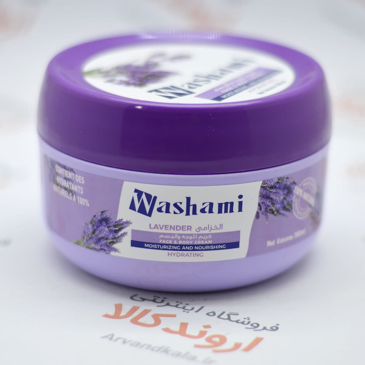 کرم مرطوب کننده واشامی Washami مدل Lavender