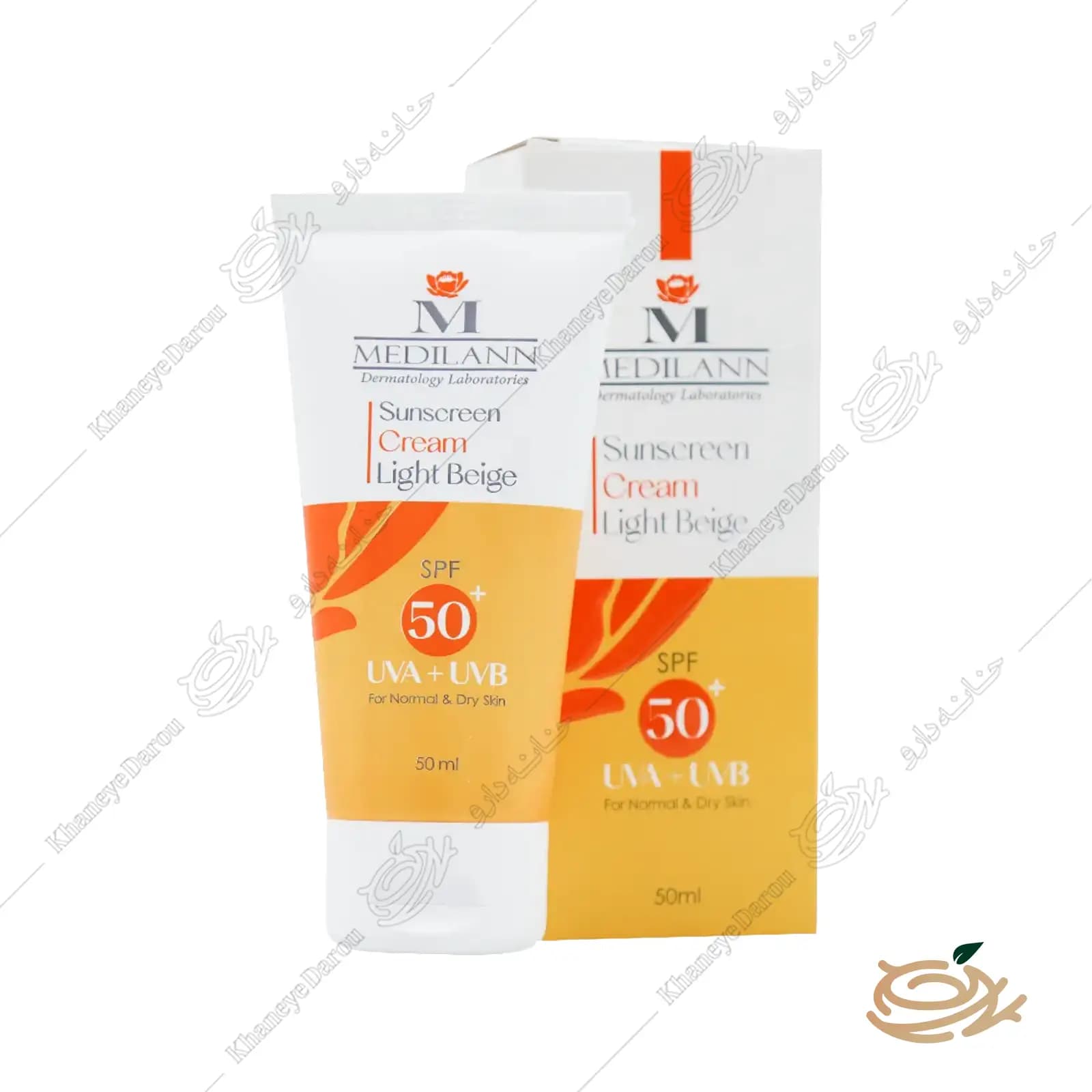 کرم ضد آفتاب رنگی SPF50 مدیلن — تصویر ۶