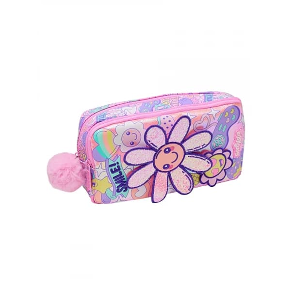 جامدادی دو زیپ اسمیگل Smiggle طرح Flower — تصویر ۴