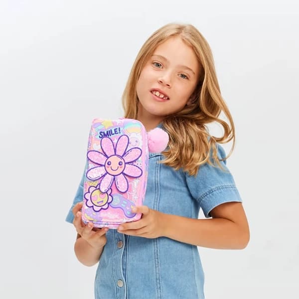 جامدادی دو زیپ اسمیگل Smiggle طرح Flower — تصویر ۲